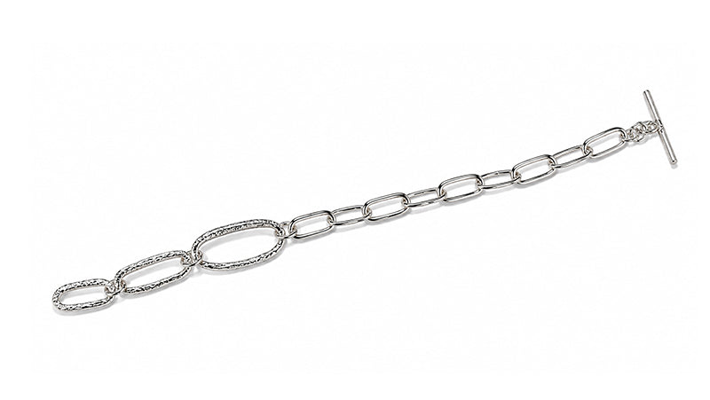Textured Loop Chain Bracelet