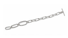 Textured Loop Chain Bracelet