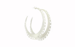 Triangular Cutout Hoops