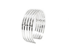 Wire Cuff Silver (Semi Adjustable)