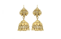 Yasmeen Jhumka with Gold Balls